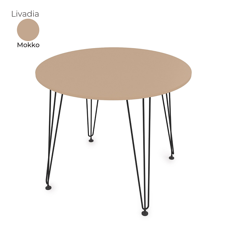 Стол обеденный круглый Алсав 21Livadia.009 Mokko