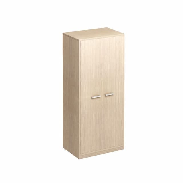 Шкаф высокий 2-дверный для одежды и белья Юнитекс КРЕДО КР 120 ДК дуб скандинавский