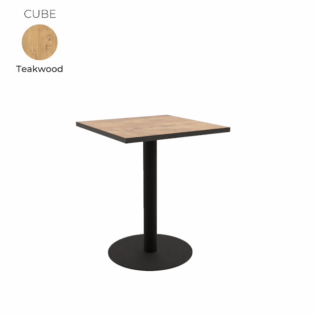 Стол обеденный квадратный Алсав 21CUBE.007 Teakwood