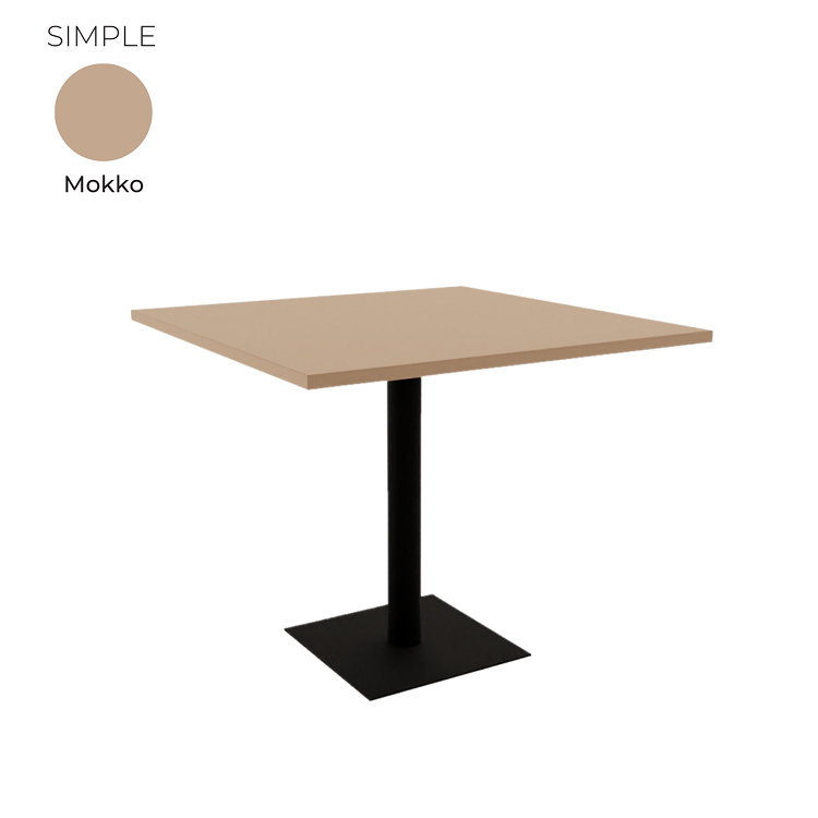 Стол обеденный квадратный Алсав 21SIMPLE.009 Mokko