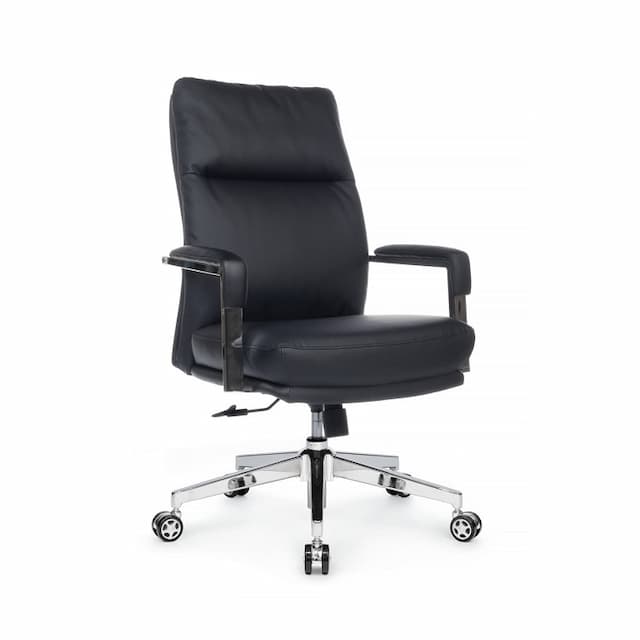 Кресло офисное Riva Chair Leon-M (B916) черный