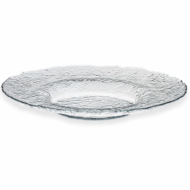 Тарелка ARDACAM Hammered ARD 2234.1 d 28 см h 3 см (стекло, прозрачная)