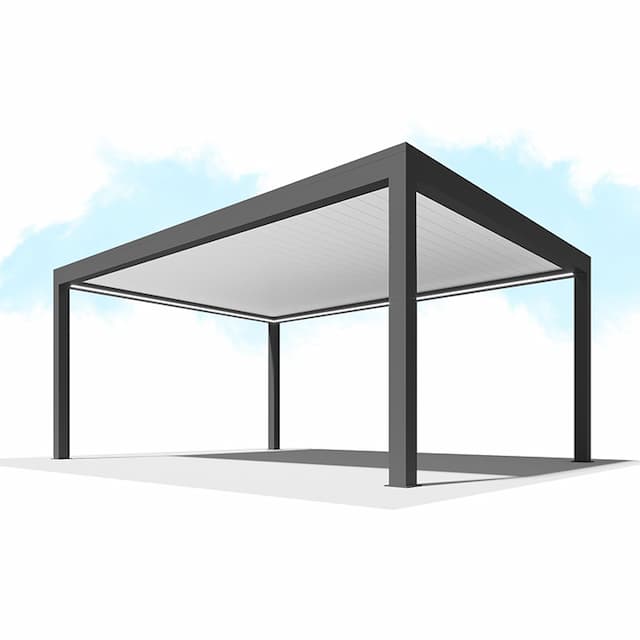 Пергола Сити-Форм Pergola В500-25П Bioclimatic с поворотными ламелями ЛАМЕЛЬ 250 X 53 (4,0х4,0) 1 модуль