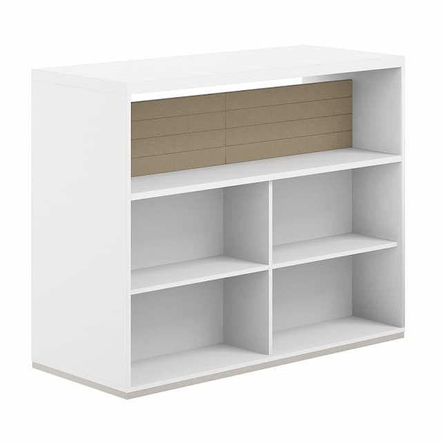 Стеллаж-комбо 1438 двухсторонний Norden Allegro AG.255.101.655.BG с топом и экраном тканевым низким