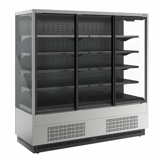 Витрина холодильная Carboma FC20-07 VV 1,9-1 (9006-9005) Cube 2 STANDARD фронт X1