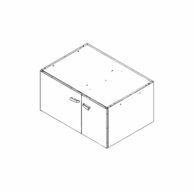 Шкаф нейтральный с 2 распашными дверцами LAINOX KAN102